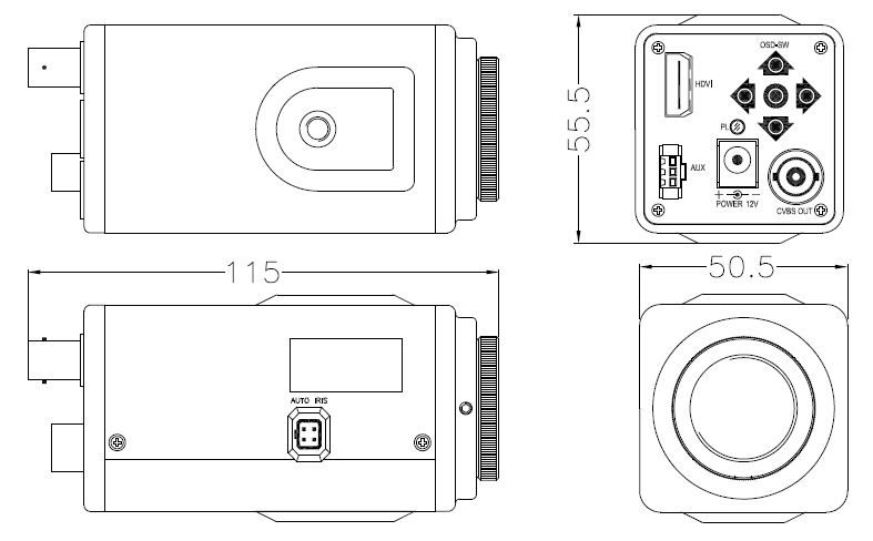 Unice HD-13M Camera